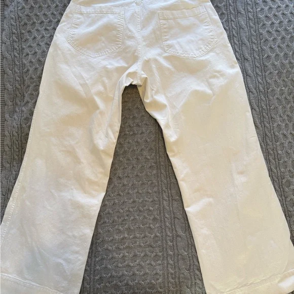 Ralph Lauren Purple Label Men’s white wide leg chino